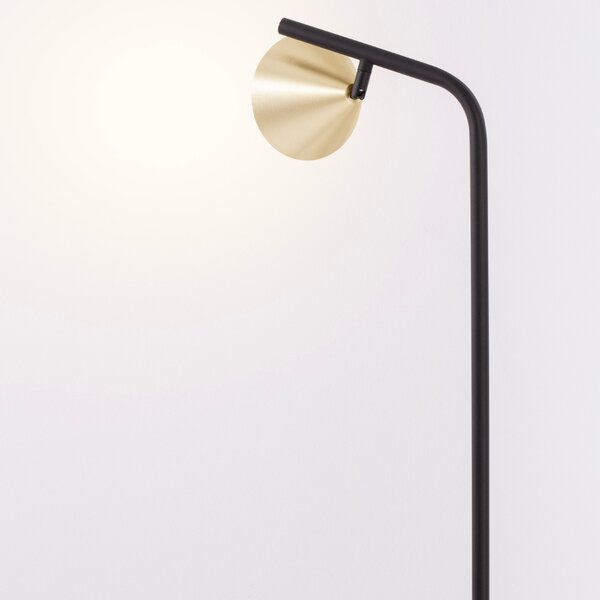 Nova Luce Zlatá kovová stojací lampa Conico 135 cm