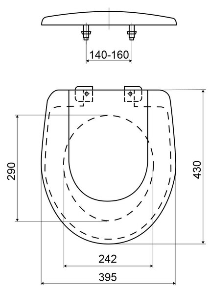 WC kombi Jika UNI H8241790007873 se spodním odpadem