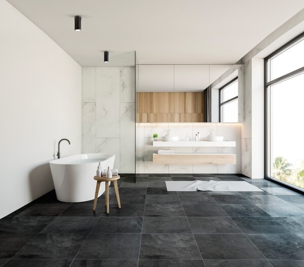 Kanlux 36645 - Koupelnové bodové svítidlo AQILO 1xE27/20W/230V IP65 černá