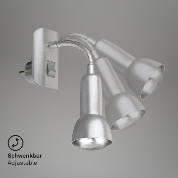 Briloner 2739-014P - Svítidlo do zásuvky 1xE14/25W/230V