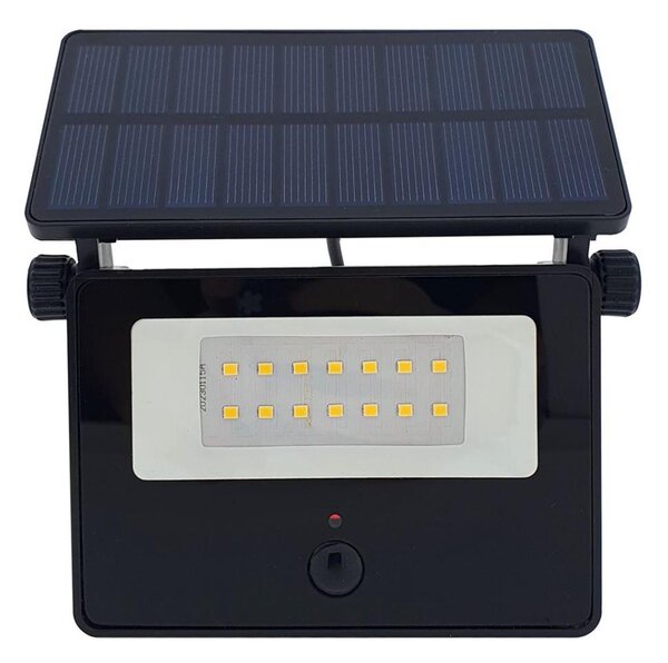 LED Solární venkovní reflektor se senzorem LED/2W/3,7V 4200K IP44