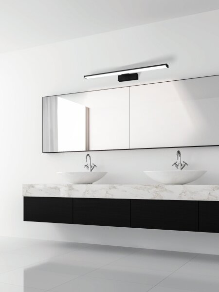 Eglo 780431 - LED Koupelnové osvětlení zrcadla BETETA 11W/230V 60 cm IP44 černá