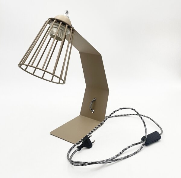 Stolní lampa NANDO 1xE27/15W/230V béžová