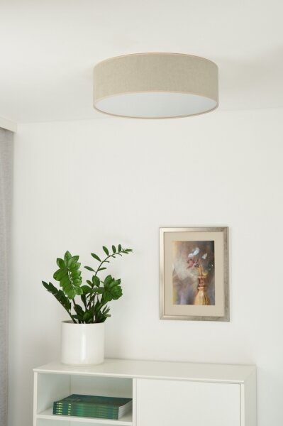 Duolla - LED Stropní svítidlo CORTINA LED/26W/230V pr. 30 cm 4000K béžová