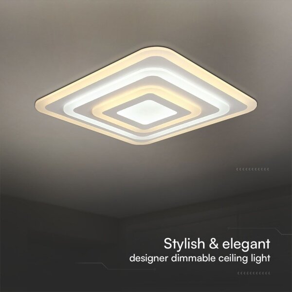 LED Stmívatelné stropní svítidlo LED/77W/230V 3000-6500K + DO