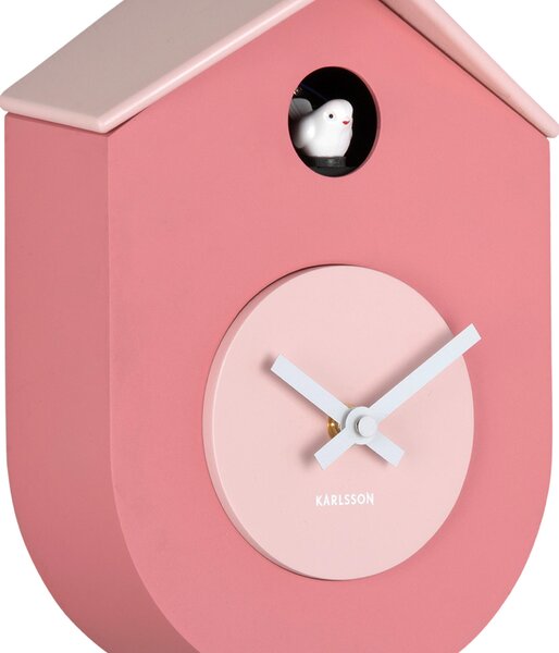 NÁSTĚNNÉ HODINY pink Karlsson - Nástěnné hodiny, Online Only