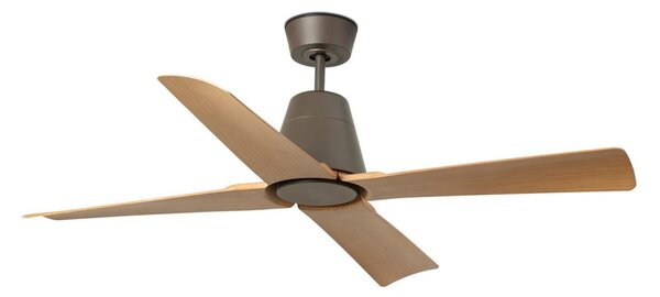 FARO 34106-Stropní ventilátor TYPHOON M hnědá pr. 130 cm IP44 + dálkové ovládání