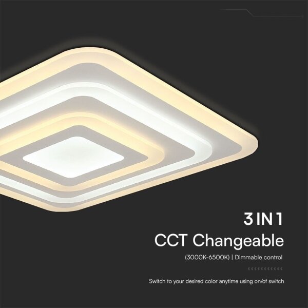 LED Stmívatelné stropní svítidlo LED/77W/230V 3000-6500K + DO