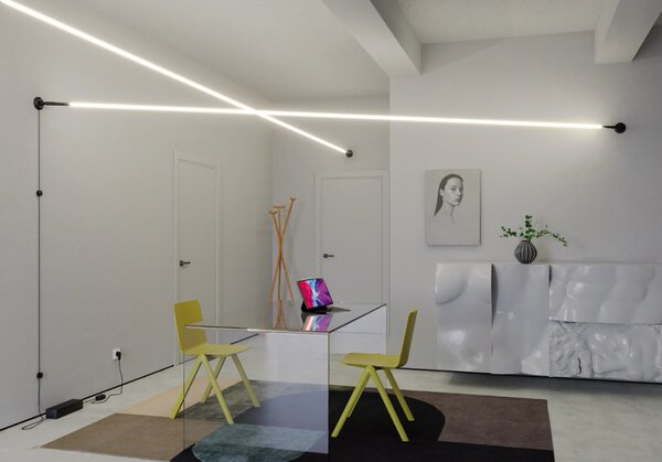 Redo Lineární svítidlo Freedom 360 - 5m, IP65 Barva: Černá, Teplota světla: 4000K - denní bílá