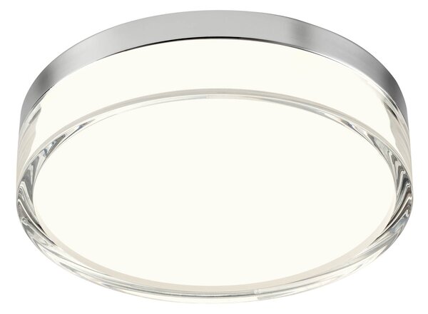 Redo Stropní LED svítidlo FRISBI, 12W, Ø 230 mm, CCT switch 3000-4000K, IP44 Barva: Černá