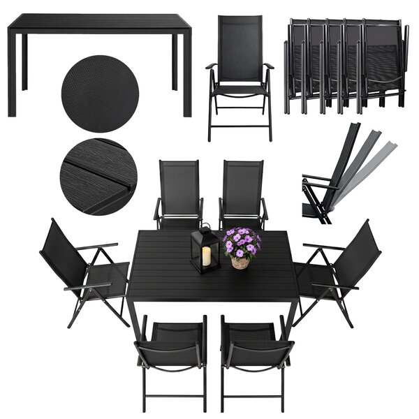 Velaco Zahradní 6-dílný set, černý, VERA