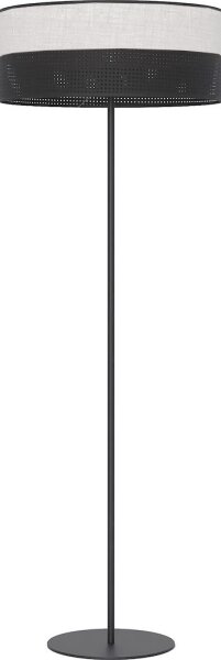 Stojací lampa KARBON 1xE27/15W/230V černá/šedá