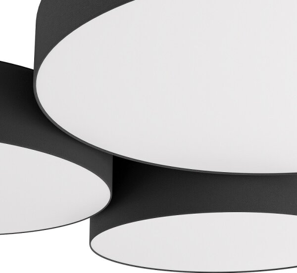 Eglo 900853-LEDRGBW Stmívatelné stropní svítidlo BARBANO-Z 3xLED/7,5W/230V černá