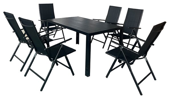 Velaco Zahradní 6-dílný set, černý, VERA