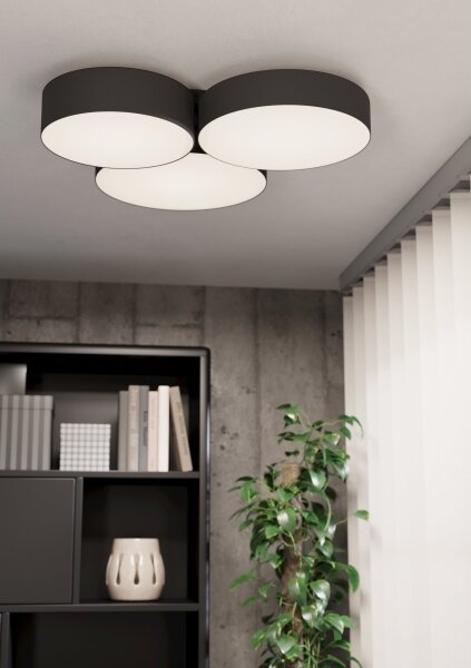 Eglo 900853-LEDRGBW Stmívatelné stropní svítidlo BARBANO-Z 3xLED/7,5W/230V černá