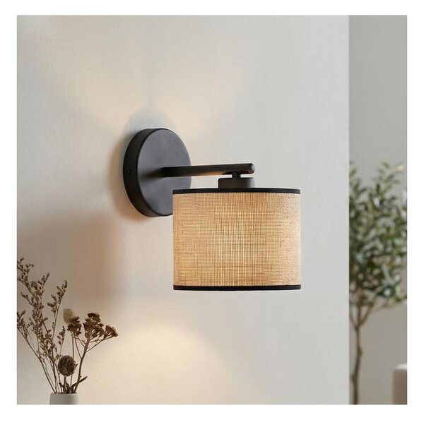 Nástěnná lampa ECO 1xE27/15W/230V béžová/ratan