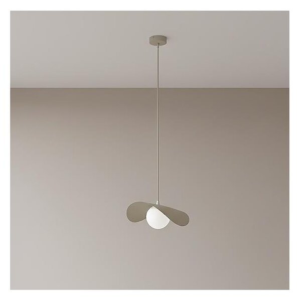 Lustr na lanku RITUAL 1xG9/8W/230V béžová