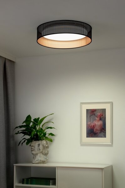 Duolla - LED Stropní svítidlo ROLLER LED/24W/230V pr. 45 cm černá/měděná