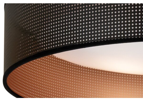 Duolla - LED Stropní svítidlo ROLLER LED/24W/230V pr. 45 cm černá/měděná