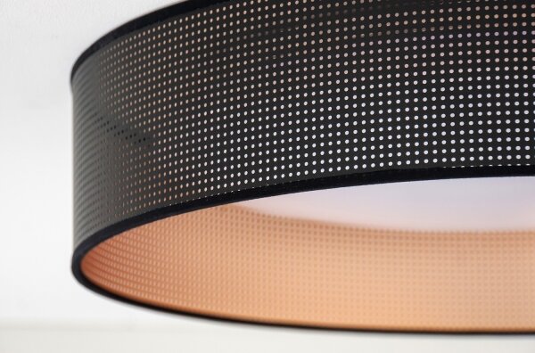 Duolla - LED Stropní svítidlo ROLLER LED/24W/230V pr. 45 cm černá/měděná