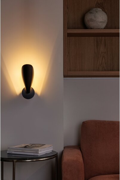 FARO 20077 - Nástěnná lampa LIGERA 1xG9/6W/230V černá