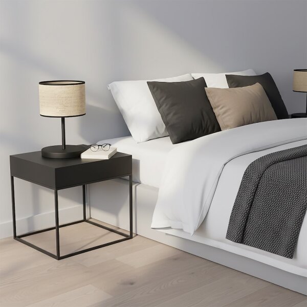 Stolní lampa ECO 1xE27/15W/230V béžová/ratan