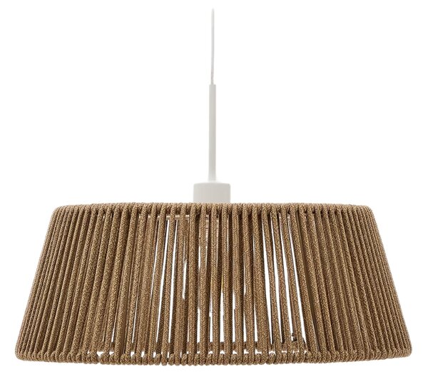 Béžovošedé závěsné stínidlo Kave Home Aldet 46 cm