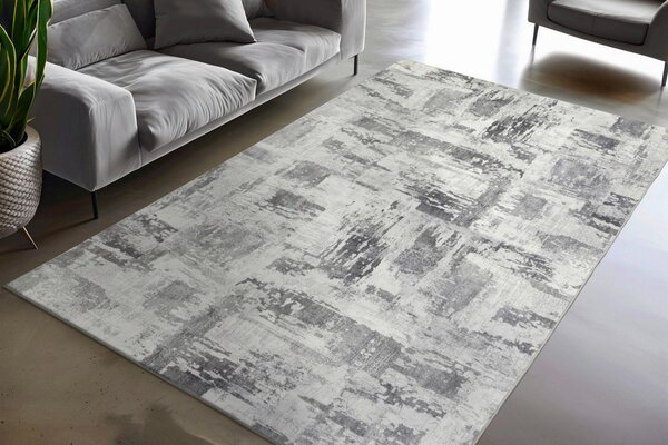 KOBEREC TKANÝ NA PLOCHO, 80/150 cm šedá Kayoom - Online Only koberce & rohožky, Online Only