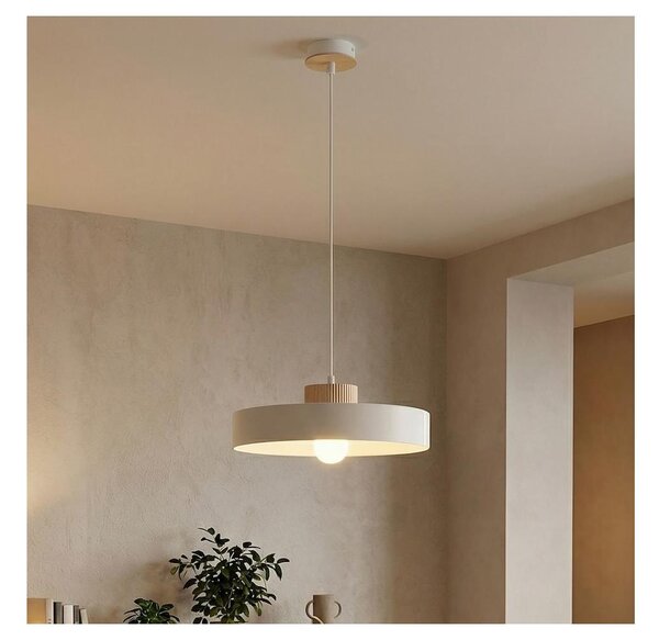 Lustr na lanku KIVI 1xE27/15W/230V bílá