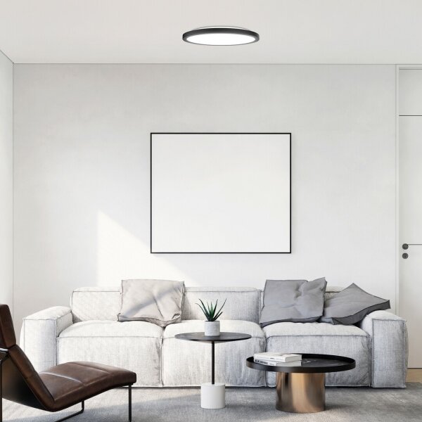 Rabalux 71096 - LED Stropní svítidlo GONZALO LED/24W/230V pr. 29 cm černá