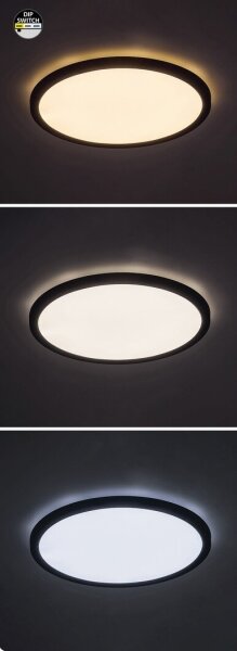 Rabalux 71096 - LED Stropní svítidlo GONZALO LED/24W/230V pr. 29 cm černá