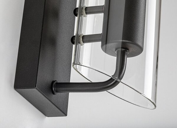 Rabalux 75027 - Koupelnové nástěnné svítidlo TEODORO 1xE14/12W/230V IP44 černá