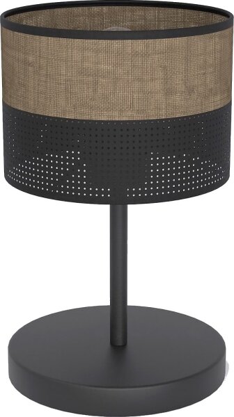 Stolní lampa KARBON 1xE27/15W/230V černá/hnědá