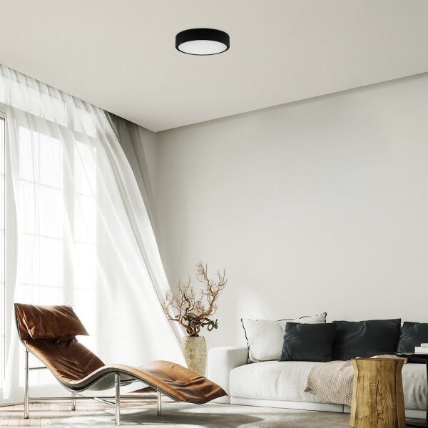 Rabalux 71246 - LED Stropní svítidlo LAURI LED/22W/230V pr. 21 cm černá