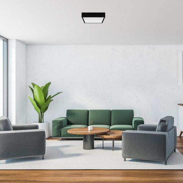 Rabalux 71247 - LED Stropní svítidlo LAURI LED/22W/230V 21x21 cm černá