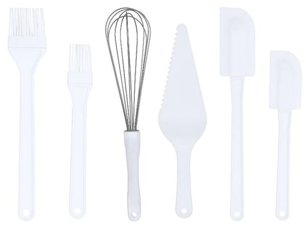 Silvercrest® Sada silikonových mašlovaček / Sada stěrek na těsto / Sada šlehací metly a lopatky na dort (100400333)