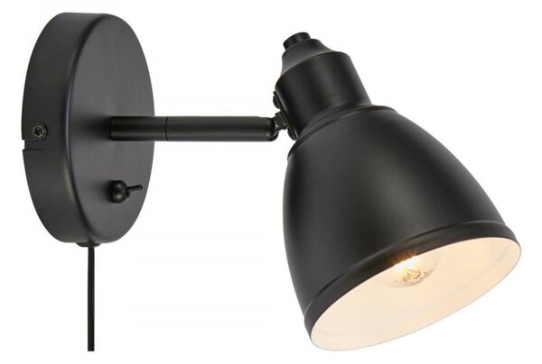 Markslöjd 108712 - Nástěnná lampa STORY 1xE14/40W/230V černá