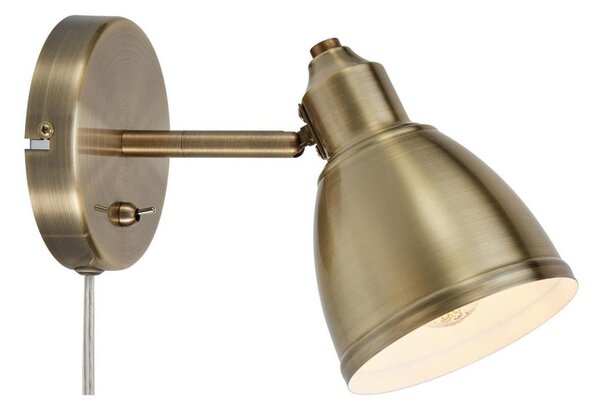 Markslöjd 108714 - Nástěnná lampa STORY 1xE14/40W/230V mosaz
