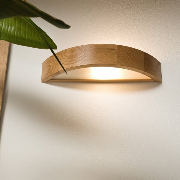 Brilagi - LED Nástěnné svítidlo CARVALHO 1xE27/60W/230V dub
