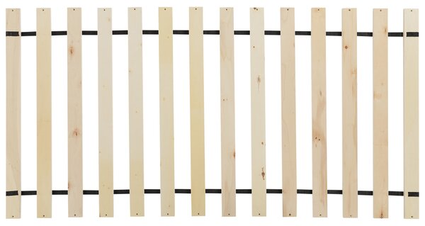 Dětská postel Umělý samet ANET 90 x 200 cm Světle modrá