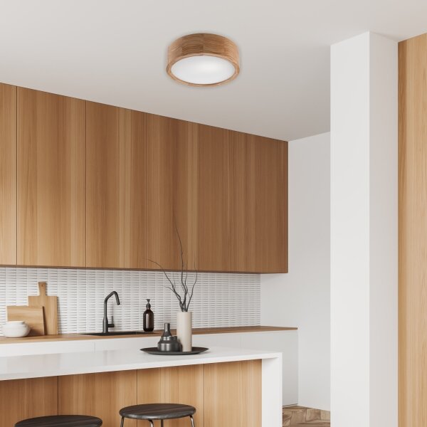 Brilagi - LED RGBW Stmív. strop. sv. CARVALHO 1xE27/9W/230V Wi-Fi dub pr. 27,5