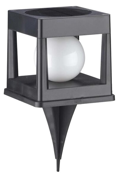 LED Solární svítidlo CUBO LED/3,7V 1200 mAh IP44 černá