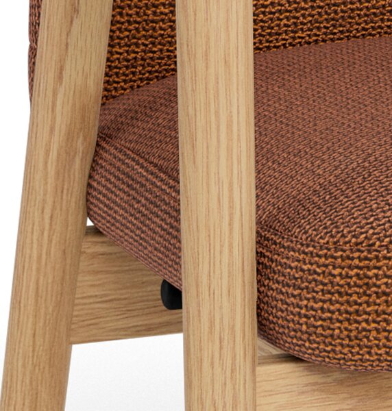 ŽIDLE S PODRUČKAMI, terracotta P & B - Jídelní židle, Online Only
