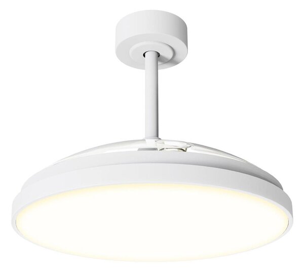 Aigostar-LED Stmívatelný str. ventilátor LED/50W/230V 2700-6500K 106cm+DO bílá