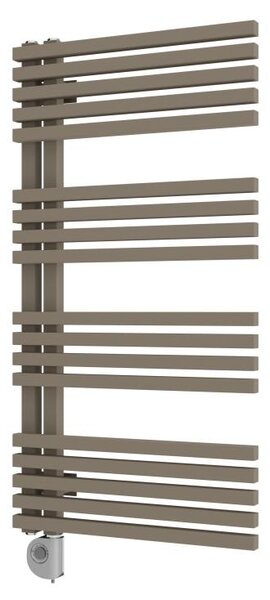 Vertaduro - Koupelnový radiátor s termostatem MICHELLE 600W 97x50 cm taupe