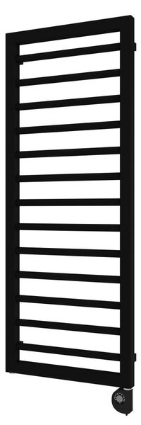 Vertaduro - Koupelnový radiátor s termostatem ADEL 600W 128x50 cm černá