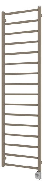 Vertaduro - Koupelnový radiátor s termostatem ZOE 400W 186x50 cm taupe