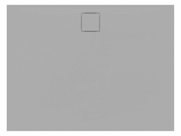 Sprchová vanička obdélníková SAT Vision 100x80 cm litý mramor šedá SATSVVI10080S