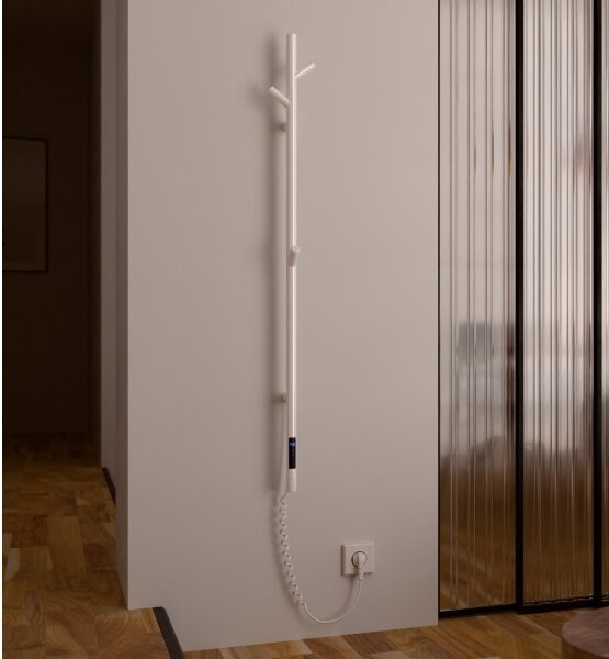 Vertaduro - Elektrický sušák ručníků MEDA 37W 118x16 cm bílá