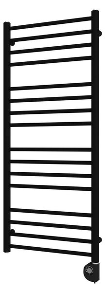 Vertaduro - Koupelnový radiátor s termostatem SIMONE 400W 114x50 cm černá
